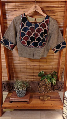 Bhopali Yoke Stories in ajrakh