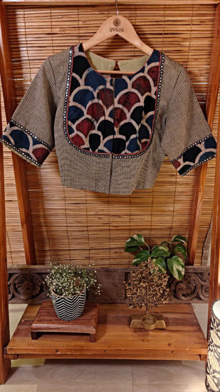 Bhopali Yoke Stories in ajrakh