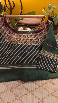 Indigo & Green Leheriya