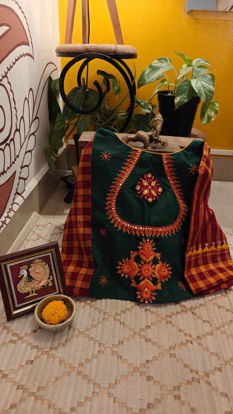 Emerald Rhythm in Kandangi 💚