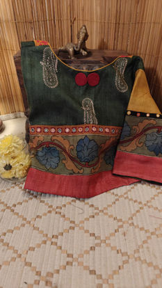 Tussar Tales in Print & Thread 🌿