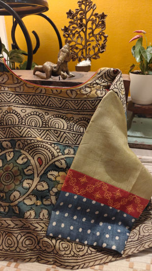 Chanderi Kalamkari with Kasuti Notes