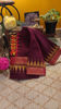 Burgundy Handloom with Tribal Gold