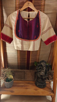 Ivory & Purple Bhopali