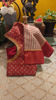 Bandhani Tussar with Vintage Embroidery