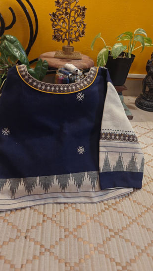 Bhumi — Blue & Ivory Kotpad