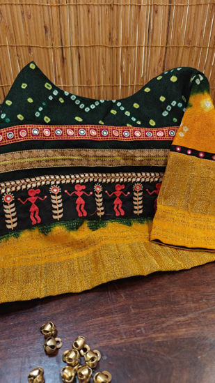 Green Bandhani — Colours in Motion