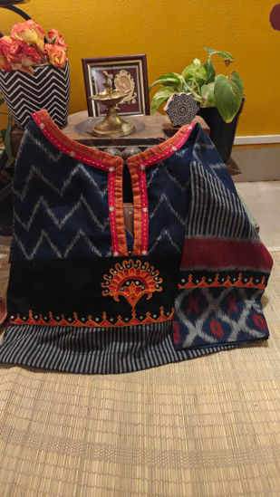 Where Ajrakh Meets Ikkat