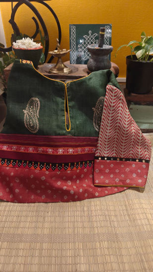 Jade Tussar, Bandhani Accent