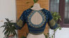 Vibrant Bandhani in Blue & Gold