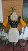 Vibrant Bandhani in Green & Gold